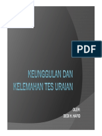 KEUNGGULAN DAN KELEMAHAN TES URAIANx PDF