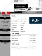 Daftar Riwayat Hidup (Curriculum Vitae) : Idham Kholid