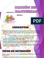 Nutrición de Las Bacterias