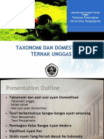 Taxonomi Dan Domestikasi Unggas