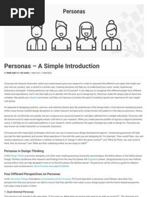 user persona