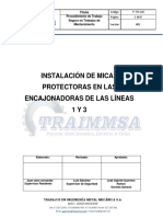 Instalacion de Micas Protectoras Línea 1 y 3