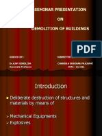 Seminar Presentation ON Demolition of Buildings