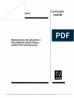 Covenin 2260-88 PDF