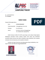 Surat Tugas Wartawan Liput Kegiatan Pemerintah Lampung