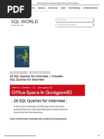 20 SQL Queries for Interview _ Complex SQL Queries for Interview