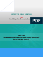 Effective Email Writing: Email Etiquette, Communication Skills