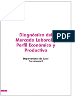 Diagnóstico Del Mercado Laboral y Perfil Económico y Productivo. Departamento de Sucre Documento II PDF