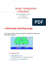 Adrenergic Antagonists α blockers: Dr. Pramod P Bhalerao (M.D.) Asst. Professor Dept. of Pharmacology
