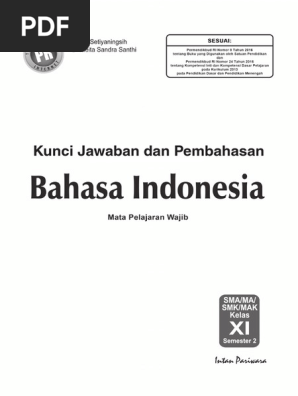 Contoh Soal Bahasa Indonesia Kelas 11 Semester 2 Materi Drama