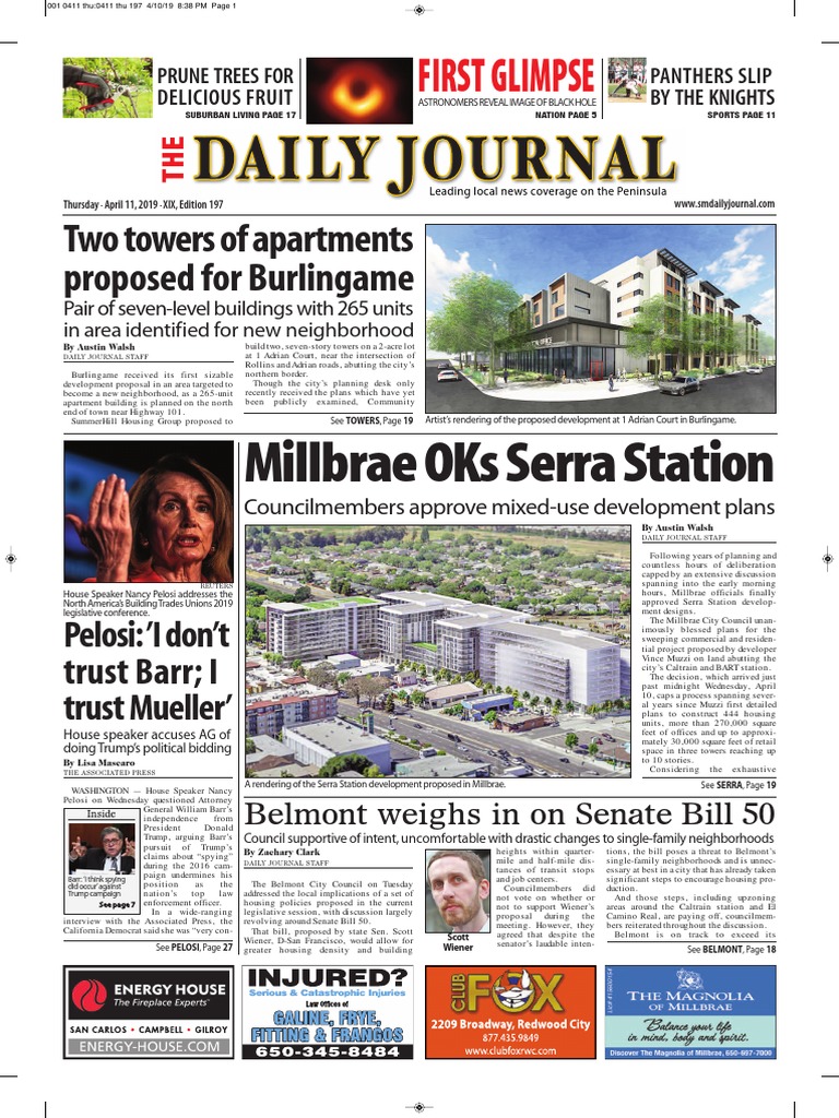 San Mateo Daily Journal 04-11-19 Edition | PDF | Homo | Child