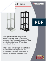 19 Inch Double Frame Open Racks