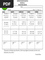 Ejercicios de Operaciones Basicas para Tercer Grado de Primaria | PDF ...