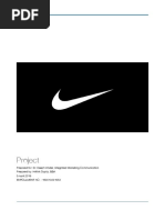 nike imc (project on nike integrated marketing communication)