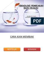 Teknologi Pembiakan Ikan Hiasan