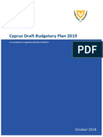CY Draft Budgetary Plan 2019