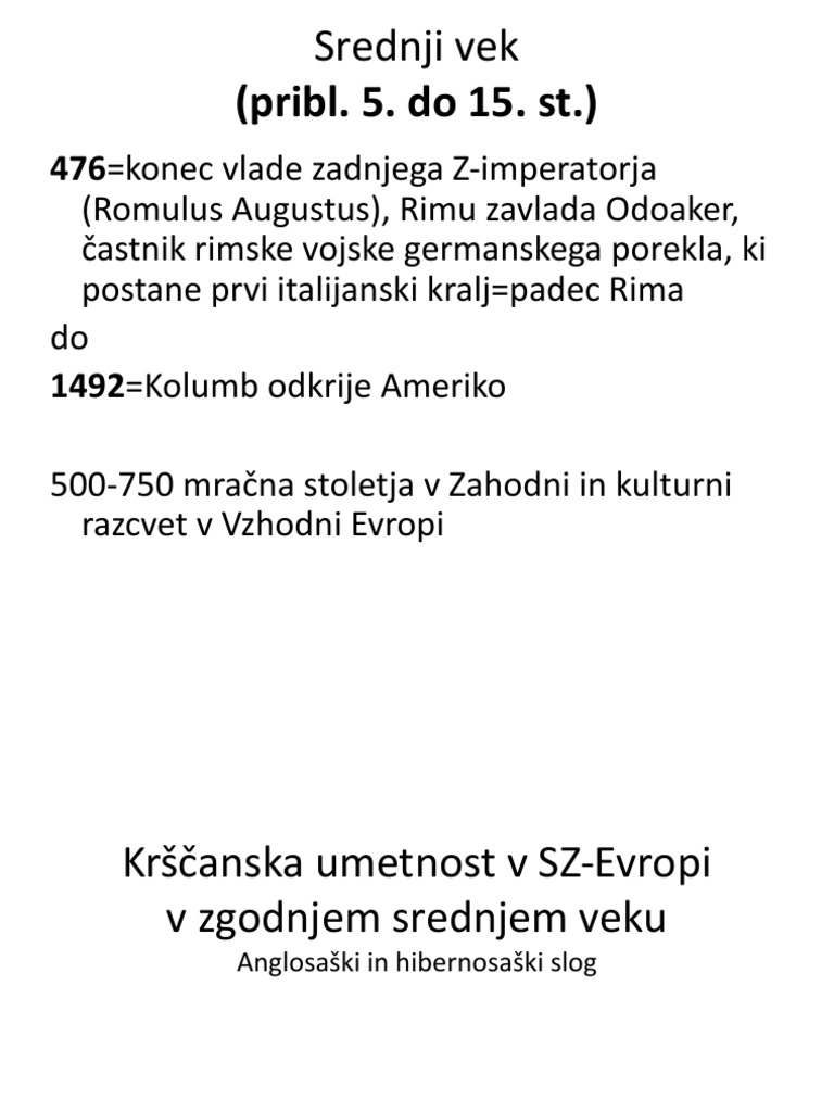 5 Sredni Vek - Gotika PDF | PDF