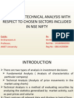 A Study On Technical Analysis With Respect To Chosen Sectors Included in Nse Nifty