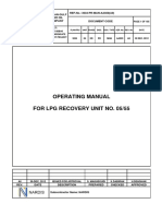 Operating Manual For LPG Recovery Unit No. 05/55: Persian Gulf Star Oil Company REF - No.: 3034-PR-MAN-AA020 (A0)