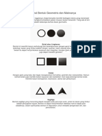 Mengenal Bentuk Geometris Dan Maknanya