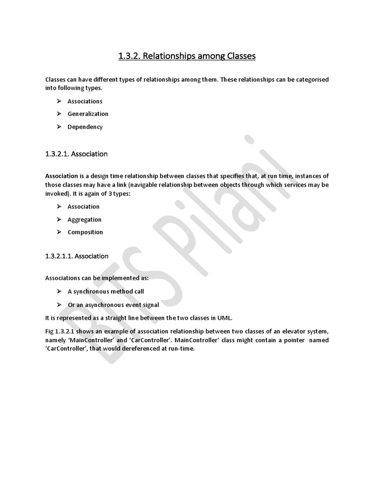 1 3 2 RelationshipAmongClasses | PDF | Inheritance (Object Oriented ...