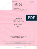 TKD SAINTEK 2018 Kode 420 (Www.m4th-Lab - Net) PDF