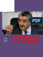 L'Epreuves de Vérétité MR Saadi