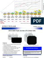 Data Sheet of MJ Solar Cell