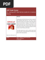 ADF Code Corner: 92. Caching ADF Web Service Results For In-Memory Filtering