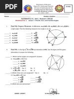 Math 10 S6 (Chords, Arcs, and Central Angles)