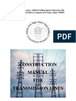 Construction Manual for Transmission Lines