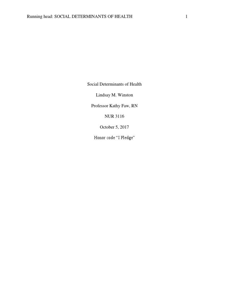 Understanding Social Determinants of Health | PDF | Veterans Health ...