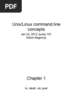 Unix Command Line Concepts