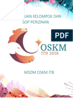 Pembagian Kelompok& Sop Izin Oskm Itb 2018 PDF