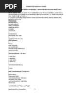 Aim: To Perform Various Operations I.E, Insertions and Deletions On Avl Trees AVL Tree in C