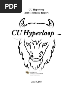 CU Hyperloop 2018 Technical Report: June 16, 2018