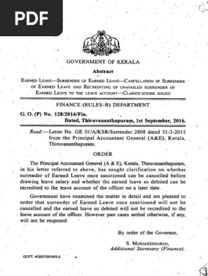 GO(P) No 128-2016-Fin  dated 01-09-2016 (1)