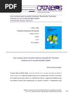 Reseña Travesías Lectoras en La Escuela