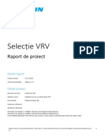 Raportul Selecției VRV