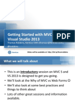 Getting Started With MVC 5 and Visual Studio 2013: @trobbins