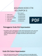 Pelanggaran Kode Etik