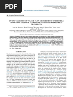 IN VIVO VALIDATION OF VOLUME FLOW MEASUREMENTS OF PULSATILE FLOW USING A CLINICAL ULTRASOUND SYSTEM AND MATRIX ARRAY TRANSDUCER