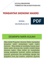 Kuliah 1. Pengantar Ekonomi Makro Pendahuluan