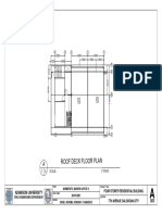 Roof Deck Floor Plan: Adamson University 003