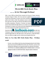 8 Week SBI Clerk Study Plan 1