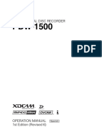 Manual VTR Sony pdw-1500 PDF