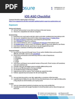 ASO Checklist V