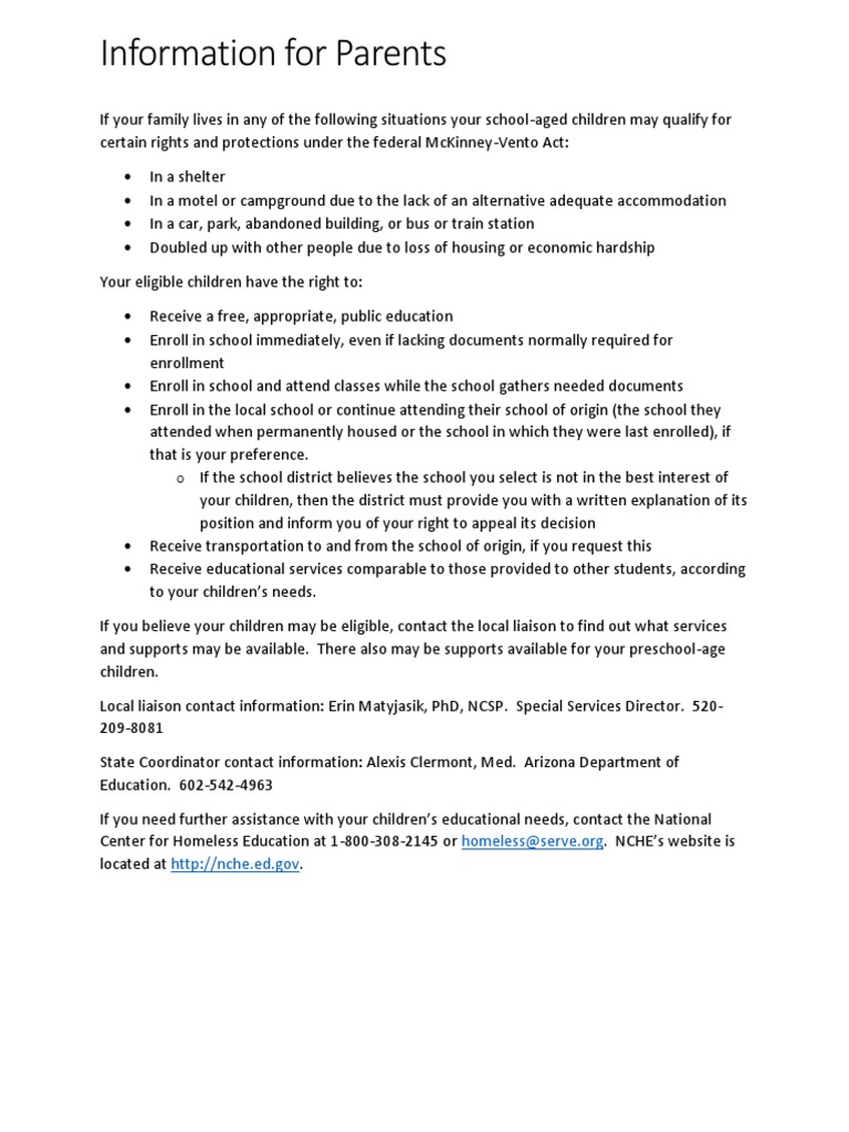 McKinney-Vento Compliant | PDF | Residential Buildings | Housing