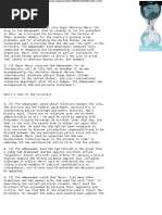 Cable Wikileaks - 12 de noviembre de 2009