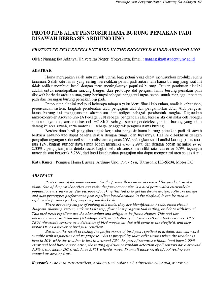 Jurnal TA 1 PDF | PDF